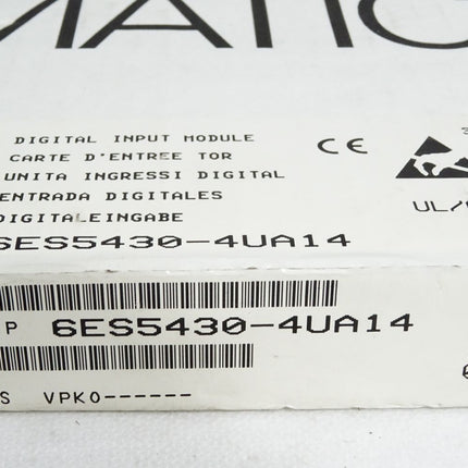 Siemens Digitaleingabe 6ES5430-4UA14 6ES5 430-4UA14 / Neu OVP