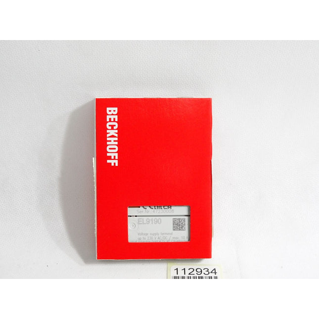 Beckhoff EL9190 Potenzialeinspeiseklemme / Neu OVP versiegelt - Maranos.de
