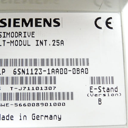 Siemens Simodrive LT-Modul INT.25A 6SN1123-1AA00-0BA0 Version B