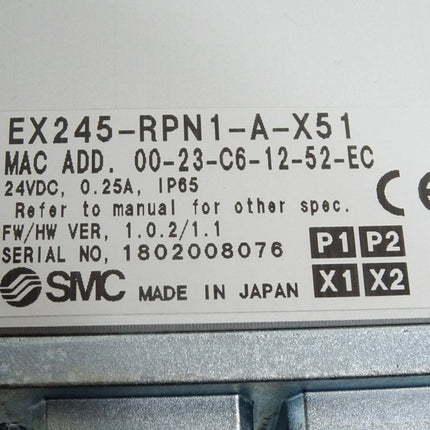 SMC EX245-RPN1-A-X51 Repeater (profinet) / Neu - Maranos.de