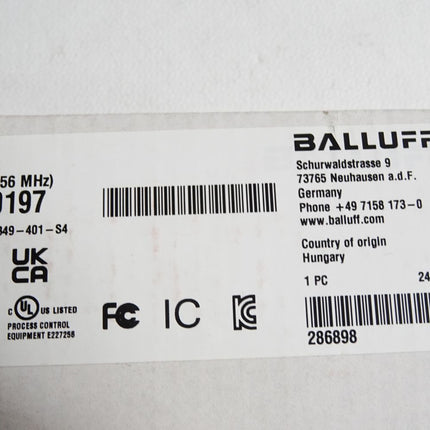 Balluff BIS0197 BIS VM-349-401-S4 Hochleistungs Reader / Neu OVP versiegelt - Maranos.de