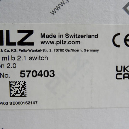 Pilz 570403 PSEN ml b 2.1 switch Sicherheitsschalter / Neu OVP - Maranos.de