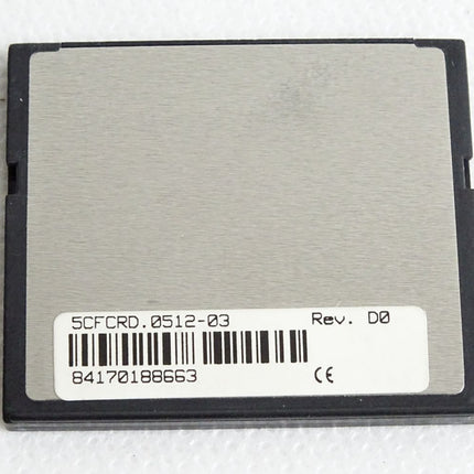 B&R 5CFCRD.0512-03 Rev.D0 CompactFlash 512MB - Maranos.de