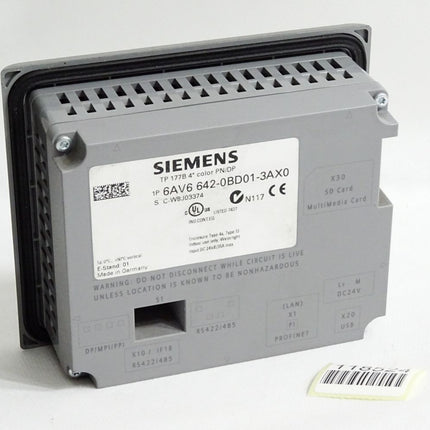 Siemens Panel TP177B 4" color PN/DP 6AV6642-0BD01-3AX0 6AV6 642-0BD01-3AX0 - Maranos.de