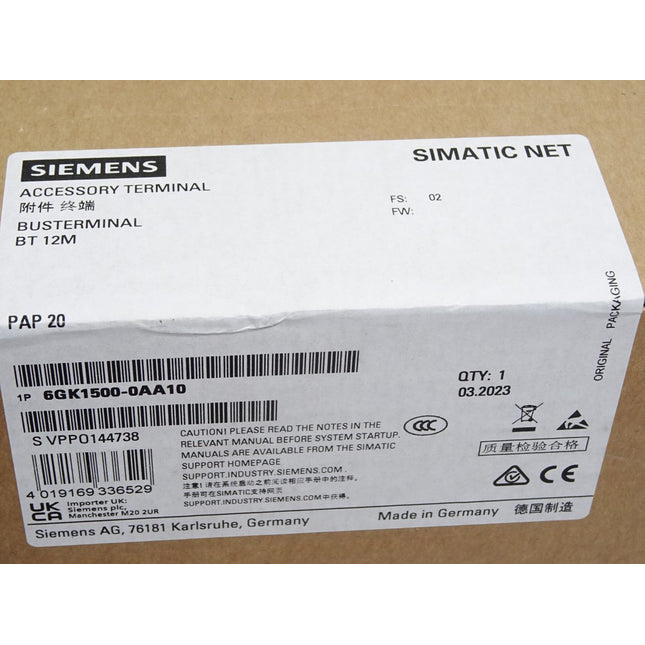 Siemens Simatic Net BT12M 6GK1500-0AA10 / Neu OVP versiegelt - Maranos.de