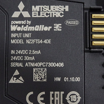 Mitsubishi Electric Input Unit Weidmüller NZ2FTS4-4DE - Maranos.de
