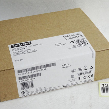 Siemens Scalance XB208 Switch 6GK5208-0BA00-2AB2 / Neu OVP versiegelt
