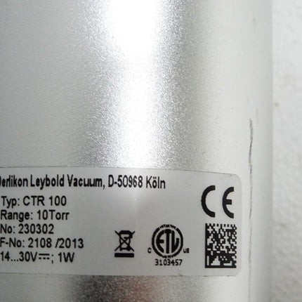 Leybold Kapazitives Messgerät Ceravac CTR100