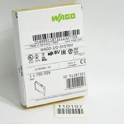 Wago 750-559 4-Kanal-Analogausgang / Neu OVP versiegelt - Maranos.de