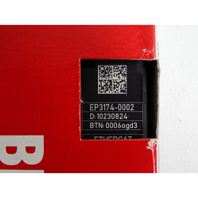 Beckhoff EtherCAT Box 4-Kanal-Analog-Eingang EP3174-0002 / Neu OVP versiegelt