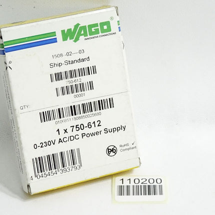 Wago 750-612 Potentialeinspeisung / Neu OVP versiegelt - Maranos.de