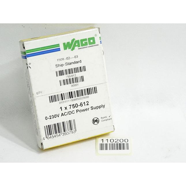 Wago 750-612 Potentialeinspeisung / Neu OVP versiegelt - Maranos.de