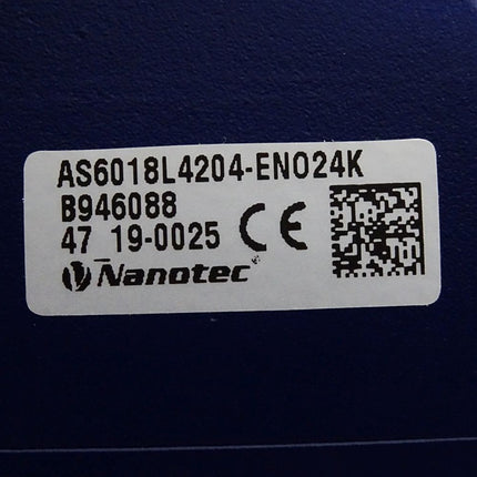 Nanotec Schrittmotor AS6018L4204-ENO24K B946088 unbenutzt