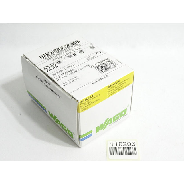 Wago 750-881 Ethernet Controller / Neu OVP - Maranos.de