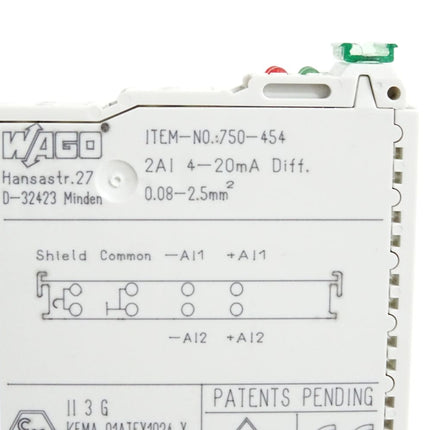 Wago 750-454 2-Kanal-Analogeingang / Neu OVP - Maranos.de