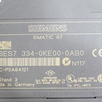 Siemens S7-300 Analogbaugruppe SM334 6ES7334-0KE00-0AB0 6ES7 334-0KE00-0AB0 - Maranos.de