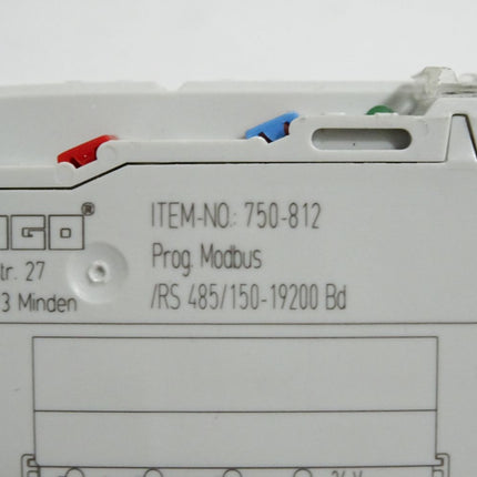 Wago 750-812 Controller MODBUS (Abdeckung fehlt) - Maranos.de