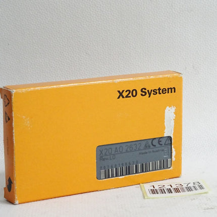 B&R X20AO2632 Rev. L0 X20 AO 2632 2 analoge Ausgänge / Neuwertig