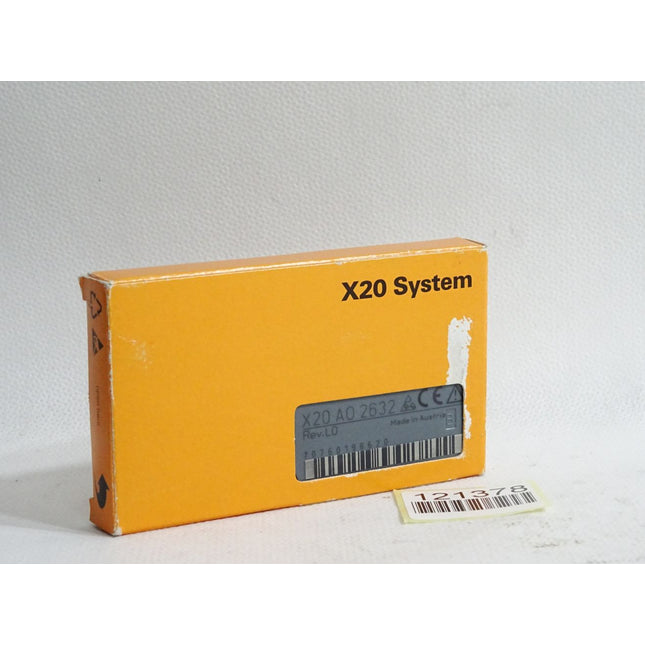 B&R X20AO2632 Rev. L0 X20 AO 2632 2 analoge Ausgänge / Neuwertig