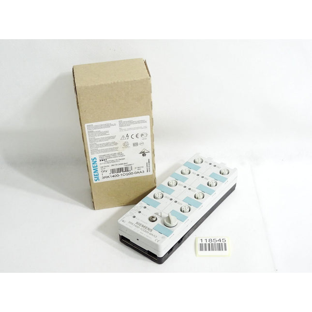 Siemens Kompaktmodul 3RK1400-1CQ00-0AA3 + Montageplatte 3RK1901-0CA00 / Neu OVP - Maranos.de