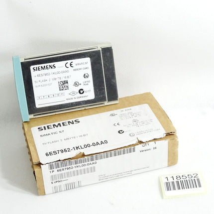 Siemens Memory Card 2MB 6ES7952-1KL00-0AA0 6ES7 952-1KL00-0AA0 Neu OVP - Maranos.de