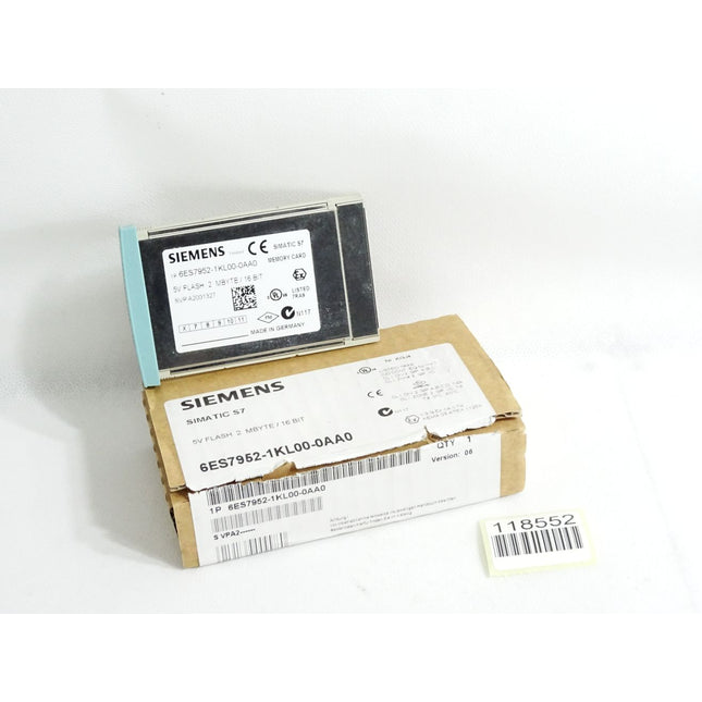 Siemens Memory Card 2MB 6ES7952-1KL00-0AA0 6ES7 952-1KL00-0AA0 Neu OVP - Maranos.de
