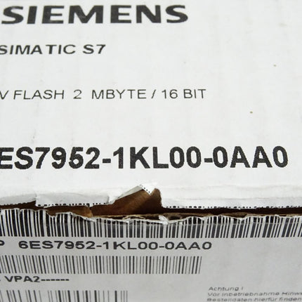 Siemens Memory Card 2MB 6ES7952-1KL00-0AA0 6ES7 952-1KL00-0AA0 Neu OVP - Maranos.de