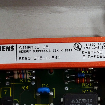 Siemens Memory Submodule 6ES5375-1LA41 6ES5 375-1LA41 32K x 8bit / Neu OVP