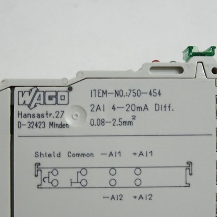 Wago 750-454 2-Kanal-Analogeingang - Maranos.de