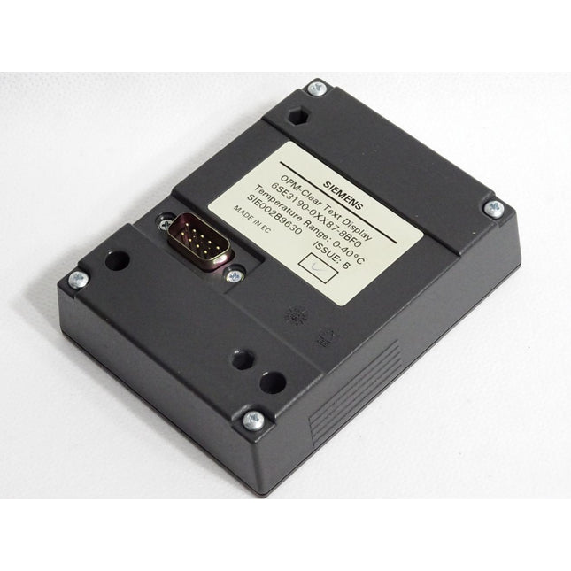 Siemens Panel OPM-Clear Text Display 6SE3190-0XX87-8BF0