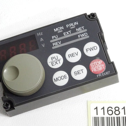 Mitsubishi Electric FR-DU07 Bedieneinheit für Frequenzumrichter Typ FR-A700-NA