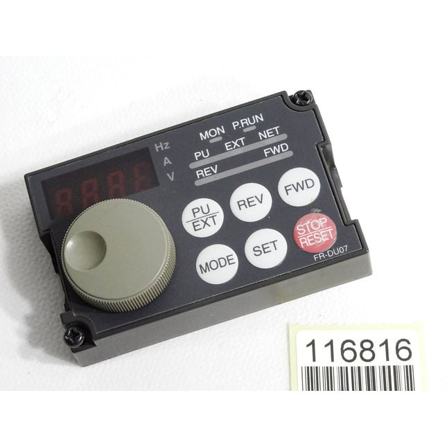 Mitsubishi Electric FR-DU07 Bedieneinheit für Frequenzumrichter Typ FR-A700-NA