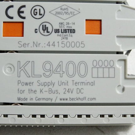 Beckhoff KL9400 Netzteilklemme - Maranos.de