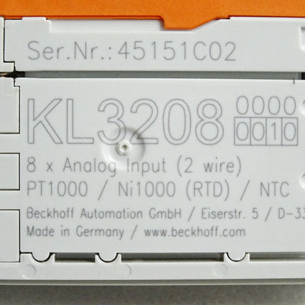 Beckhoff KL3208 0010 analoge Eingangsklemme - Maranos.de