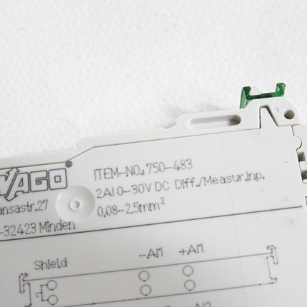 Wago 2-Kanal-Analogeingang 750-483 - Maranos.de