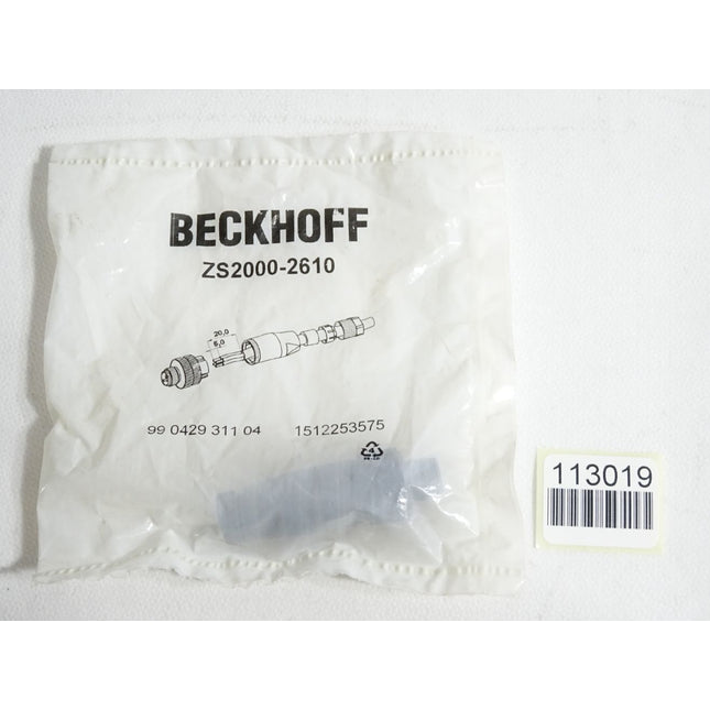 Beckhoff ZS2000-2610 M12-Stecker feldkonfektionierbar / Neu OVP - Maranos.de