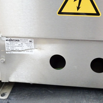 Kleintges MDSP-G 30 I-943619-03 Spartransformator 3x400/440/460/480 auf 3x400V - Maranos.de