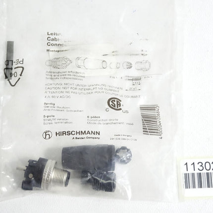 Hirschmann 933163100 ELST 5012 PG7 M12 Rundsteckverbinder 5-polig / Neu OVP - Maranos.de