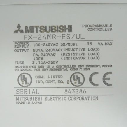 Mitsubishi FX-24MR-ES/UL SPS-Grundgerät