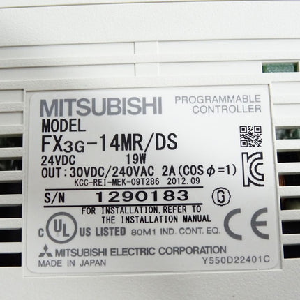 Mitsubishi FX3G-14MR/DS SPS-Grundgerät