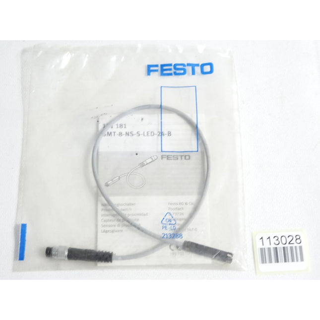 Festo Näherungsschalter 171181 SMT-8-NS-S-LED-24-B / Neu OVP - Maranos.de