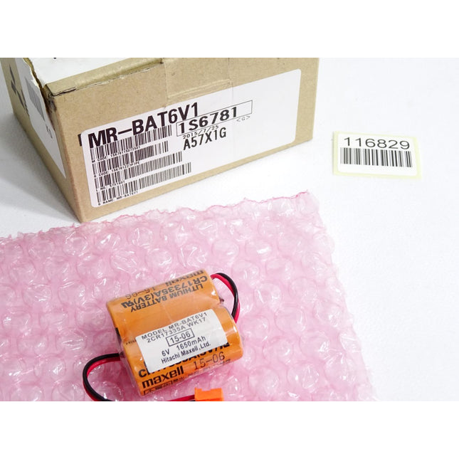 Mitsubishi MR-BAT6V1 2CR17335A MR-J4 Pufferbatterie 6V/1650mAh / Neu OVP