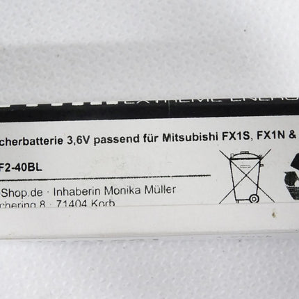 Mitsubishi F2-40BL Speicherbatterie 3.6V für FX1S FX1N FX2N / Neu OVP
