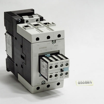 Siemens Leistungsschütz 3RT1044-1BB40 + Hilfsschalterblock 3RH1921-1HA22