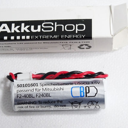 Mitsubishi F2-40BL Speicherbatterie 3.6V für FX1S FX1N FX2N / Neu OVP