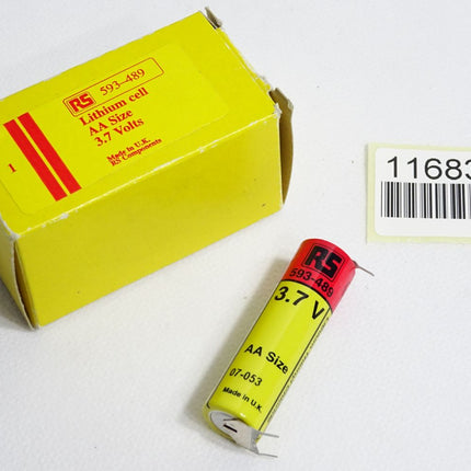 RS PRO AA Batterie Lithium Thionylchlorid 3.6V 2.6Ah Lötfahne 593-489 / Neu OVP