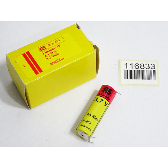 RS PRO AA Batterie Lithium Thionylchlorid 3.6V 2.6Ah Lötfahne 593-489 / Neu OVP