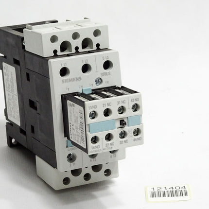 Siemens Leistungsschütz 3RT1036-1BB40 + Hilfsschalterblock 3RH1921-1HA22