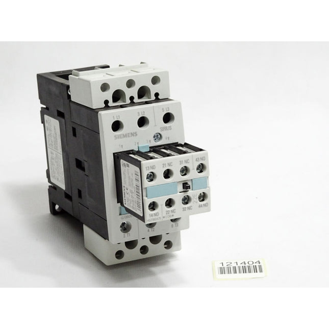 Siemens Leistungsschütz 3RT1036-1BB40 + Hilfsschalterblock 3RH1921-1HA22