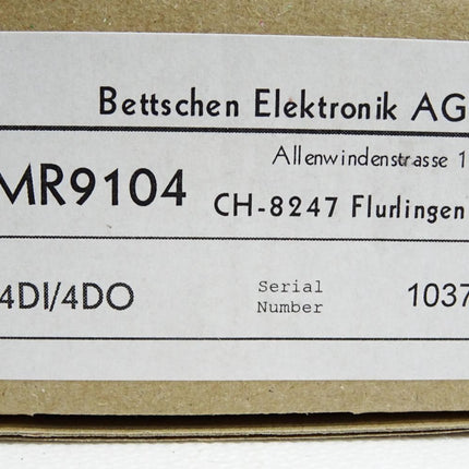 Bettschen Elektronik MR9104 4DI/4DO / Neu OVP - Maranos.de